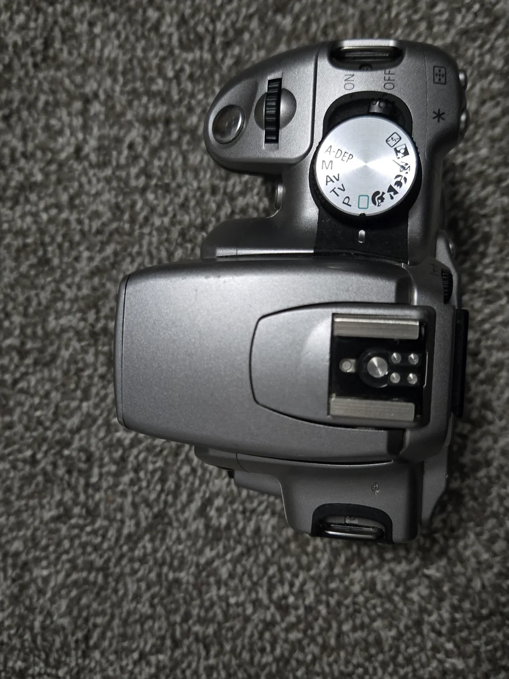 Canon Silver DSLR Camera Body - Silver Rebel Xt